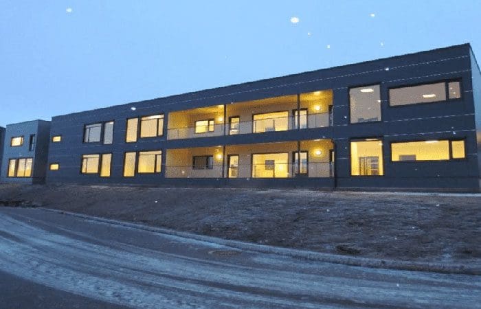 Bilde av fasaden på Karlsøy sykehjem